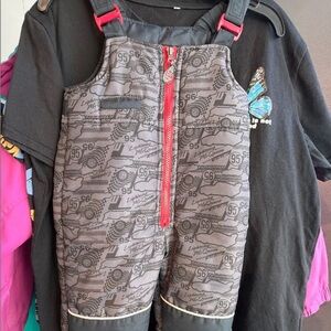 Cars Black and Red Kids snow jumpsuit 2T
